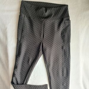SHOactive XL Waffle Stretch Leggings With Pockets
